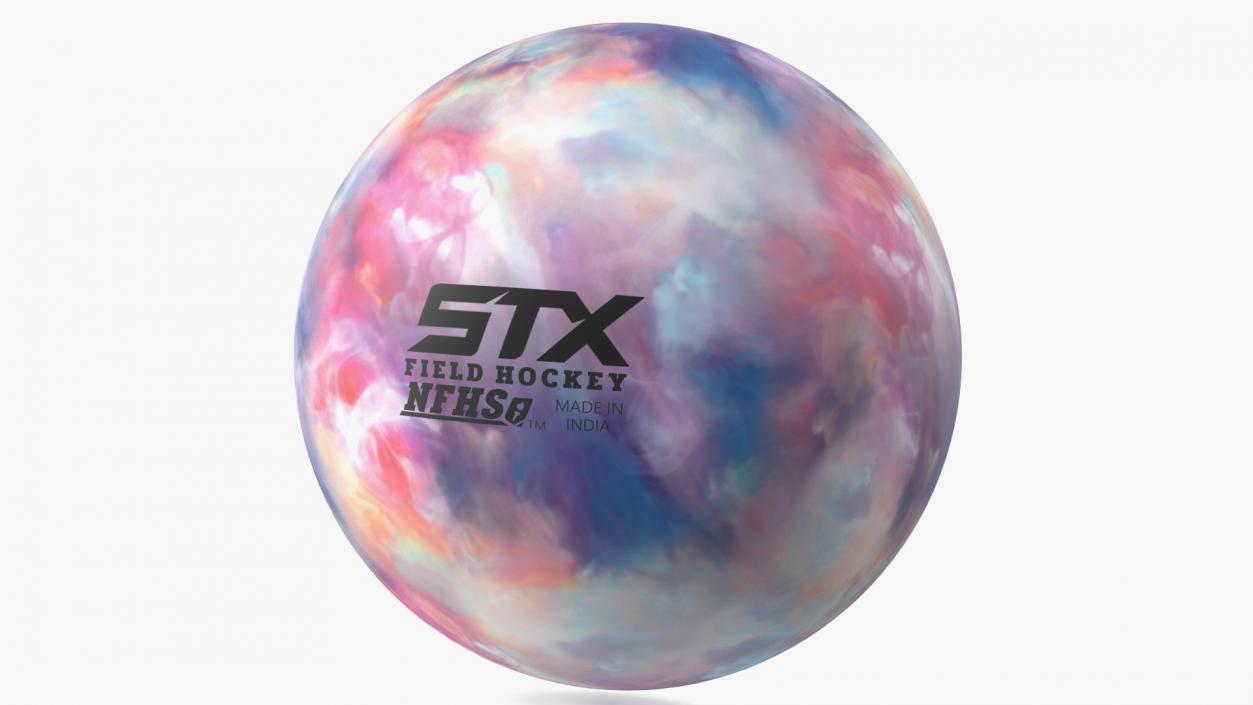 STX Field Hockey Ball Rainbow 3D model