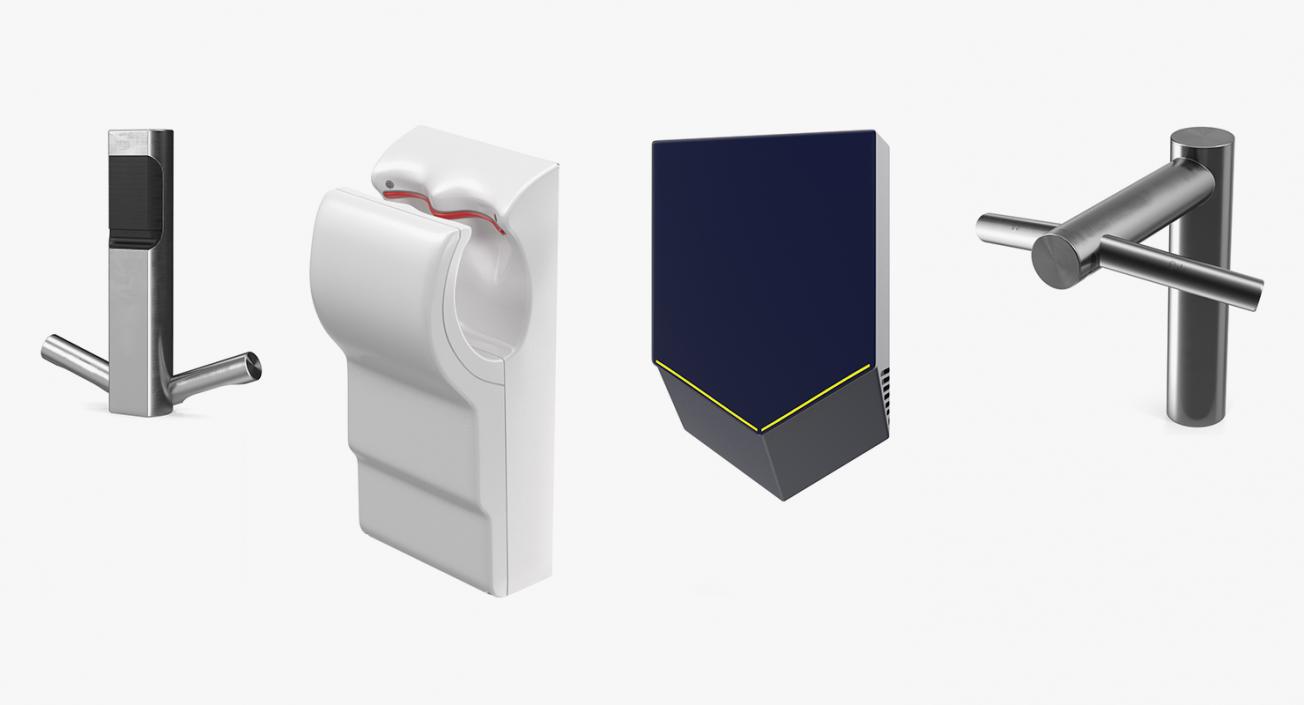 Hand Dryers Collection 2 3D model