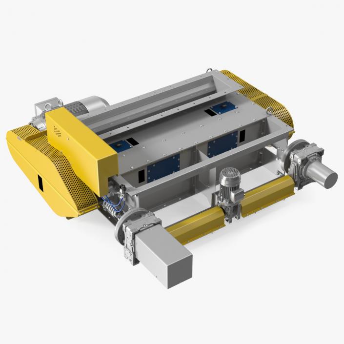 Roller Mill For Crushing Animal Feed Pellets 3D model