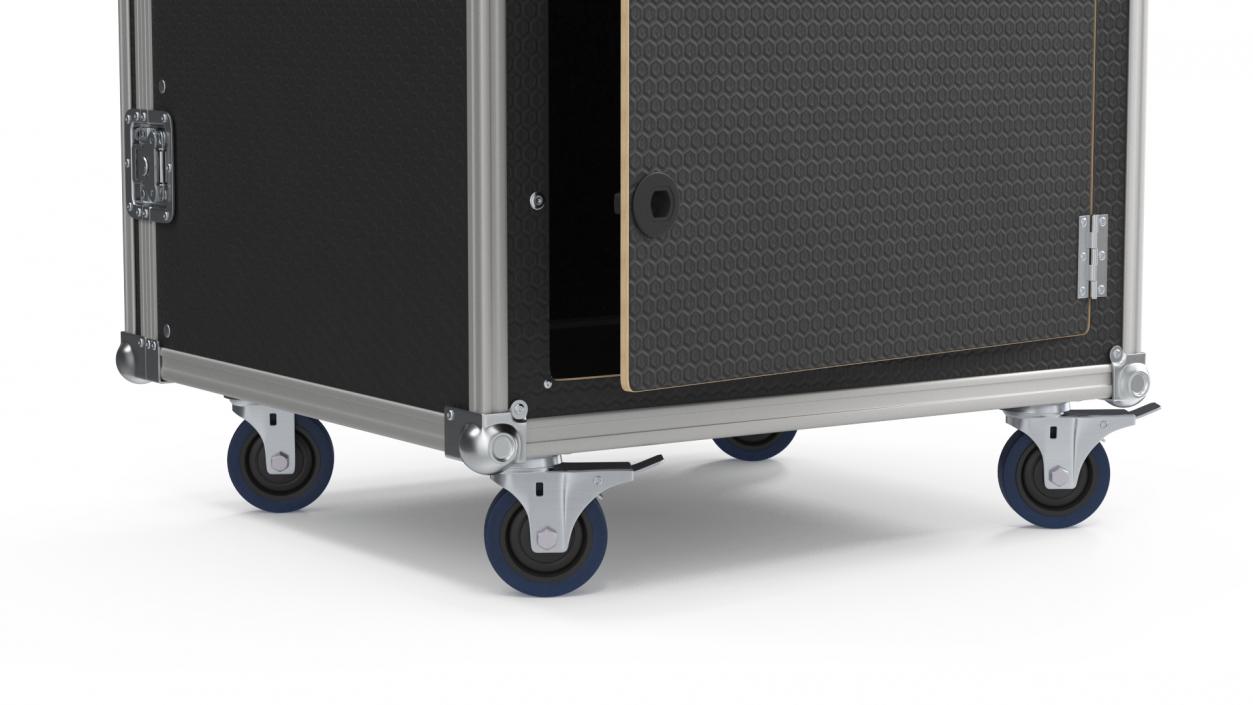 3D Music Flight Shock Rack Case with Wheels 79x48x48cm