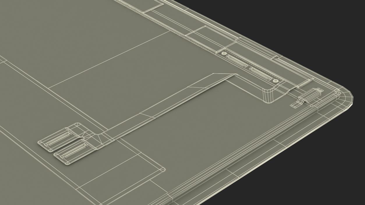 12 9 iPad Pro Screen Module 3D