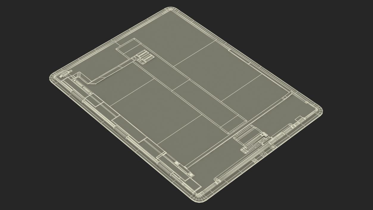 12 9 iPad Pro Screen Module 3D