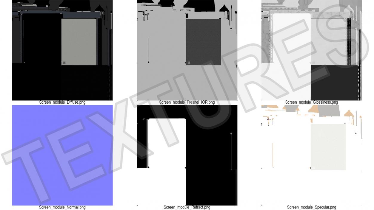 12 9 iPad Pro Screen Module 3D