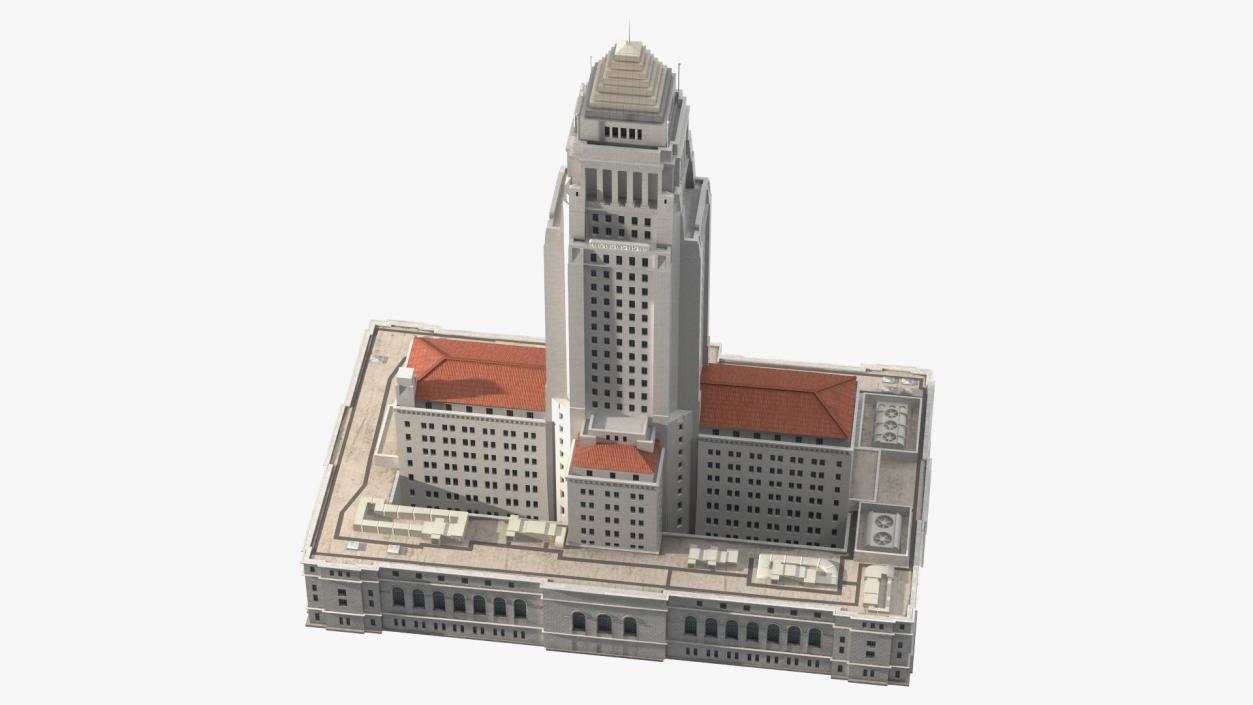 3D Los Angeles City Hall