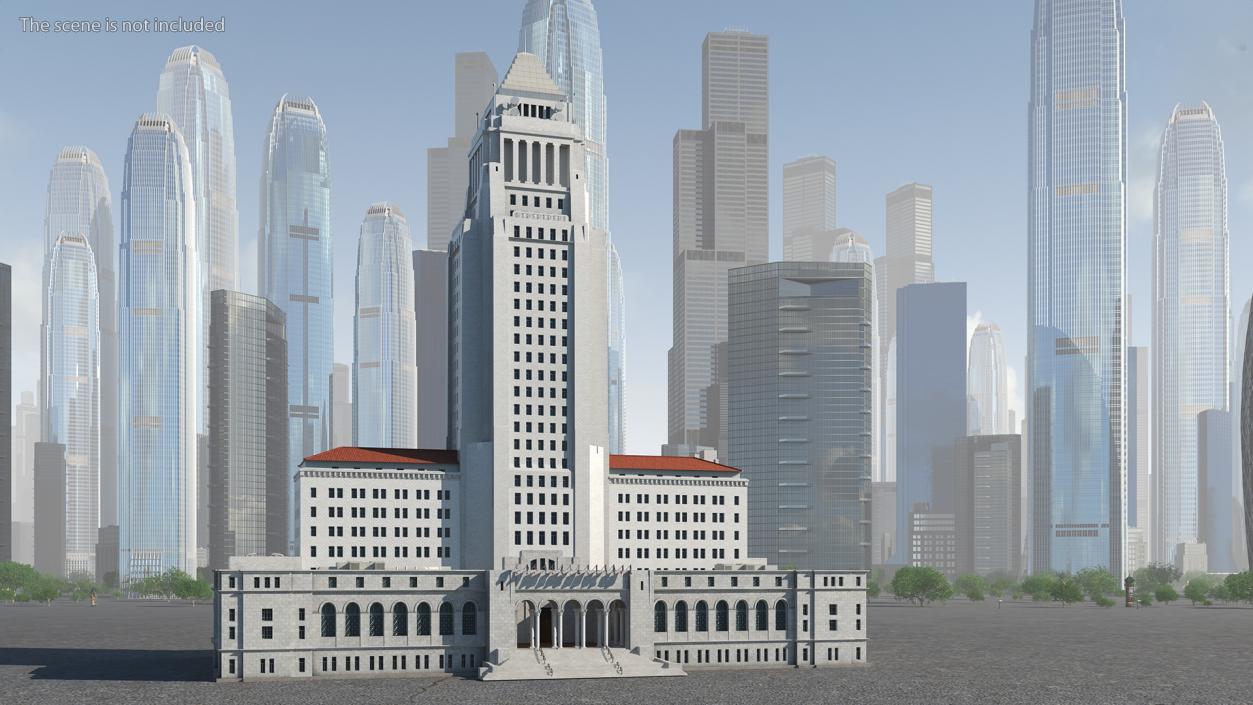 3D Los Angeles City Hall