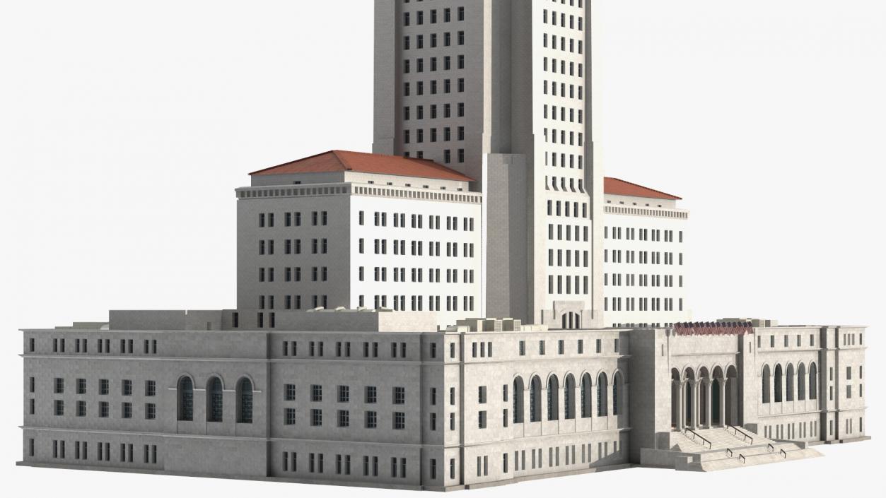 3D Los Angeles City Hall