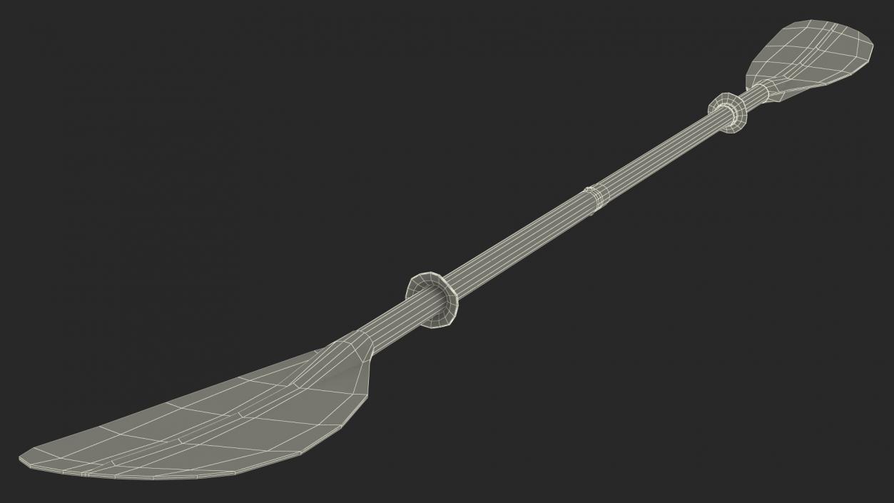 Aluminium Kayak Paddle 3D