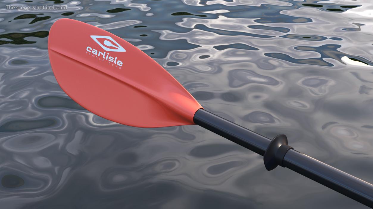 Aluminium Kayak Paddle 3D