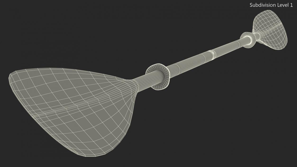 Aluminium Kayak Paddle 3D