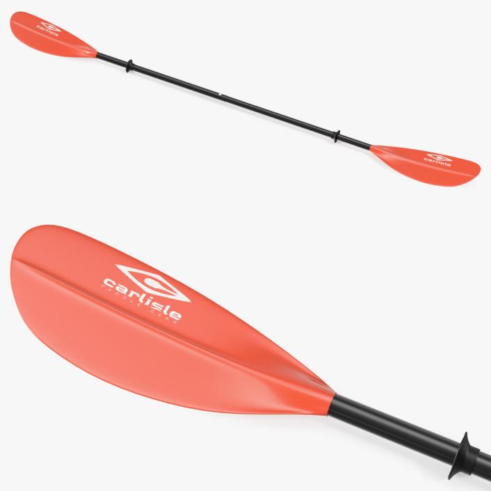 Aluminium Kayak Paddle 3D