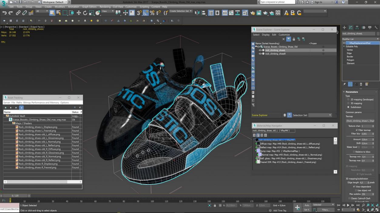 3D Scarpa Boostic Climbing Shoes Old model