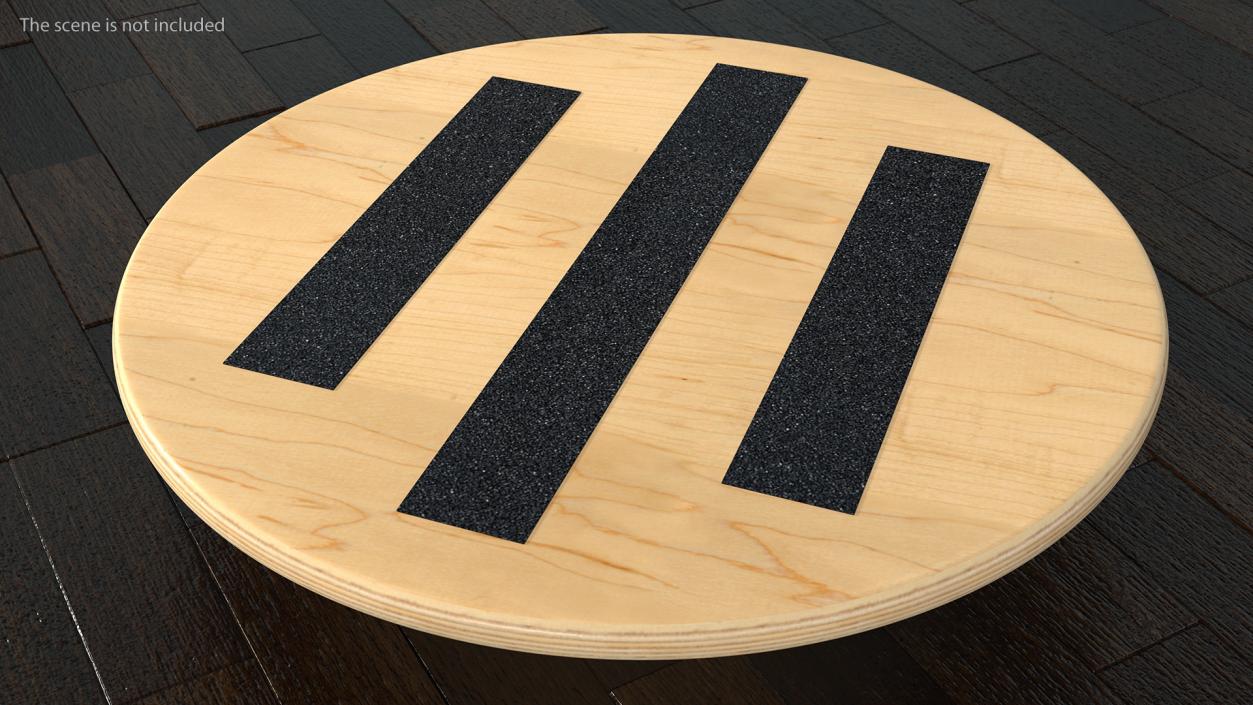 3D Wooden Round Balance Board