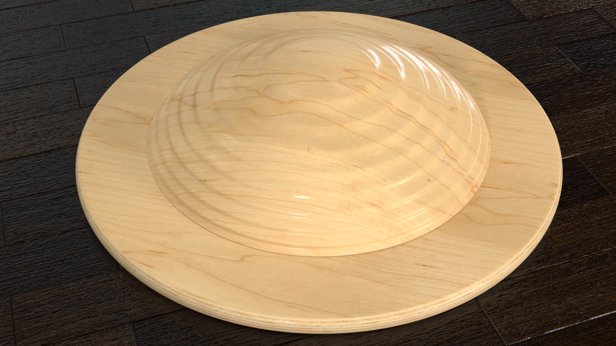 3D Wooden Round Balance Board