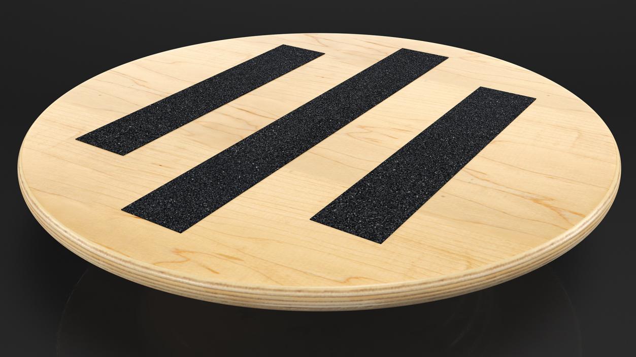 3D Wooden Round Balance Board