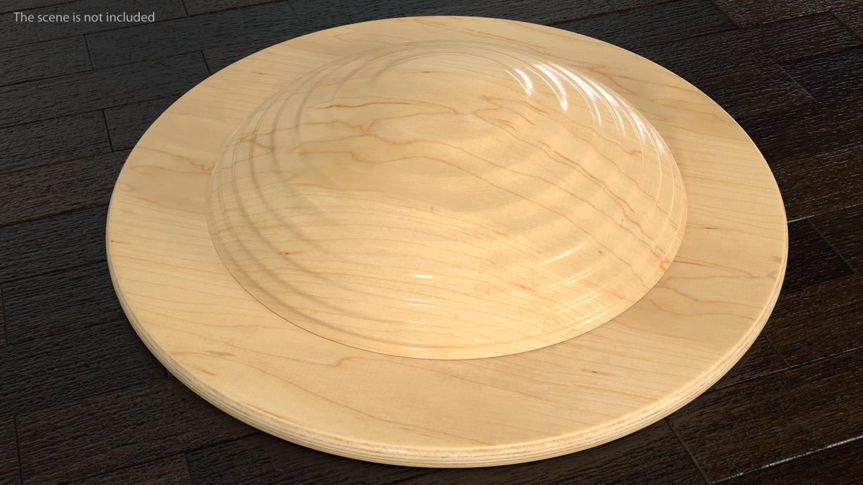 3D Wooden Round Balance Board