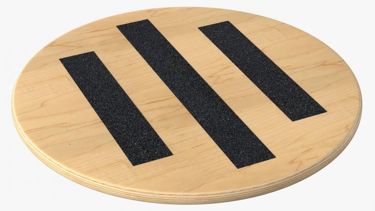 3D Wooden Round Balance Board