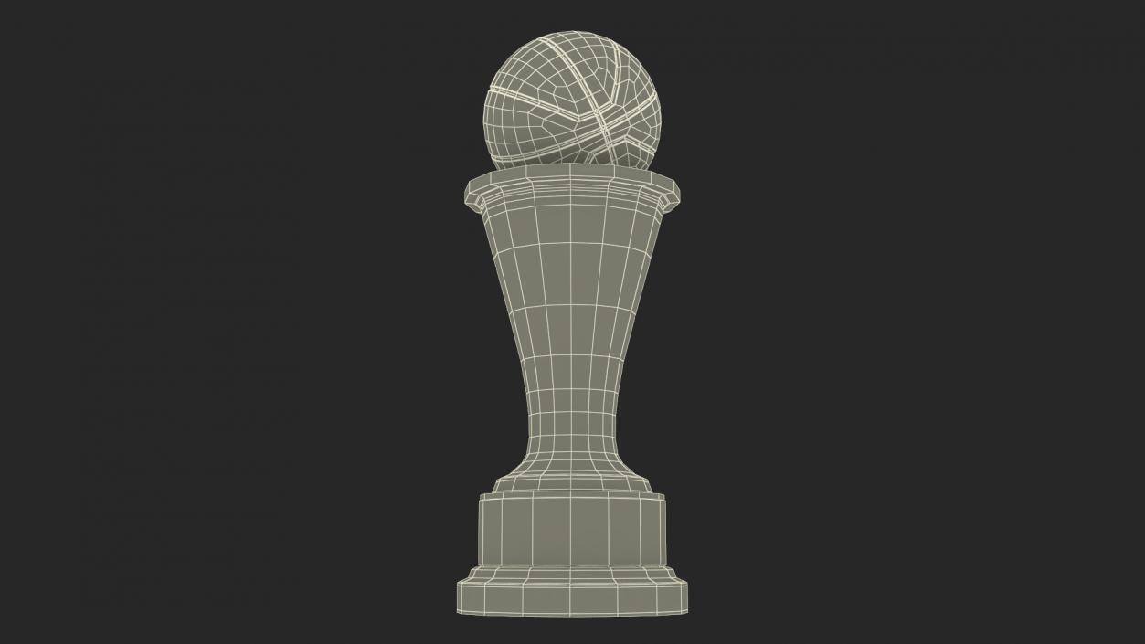 3D NBA Finals MVP trophy