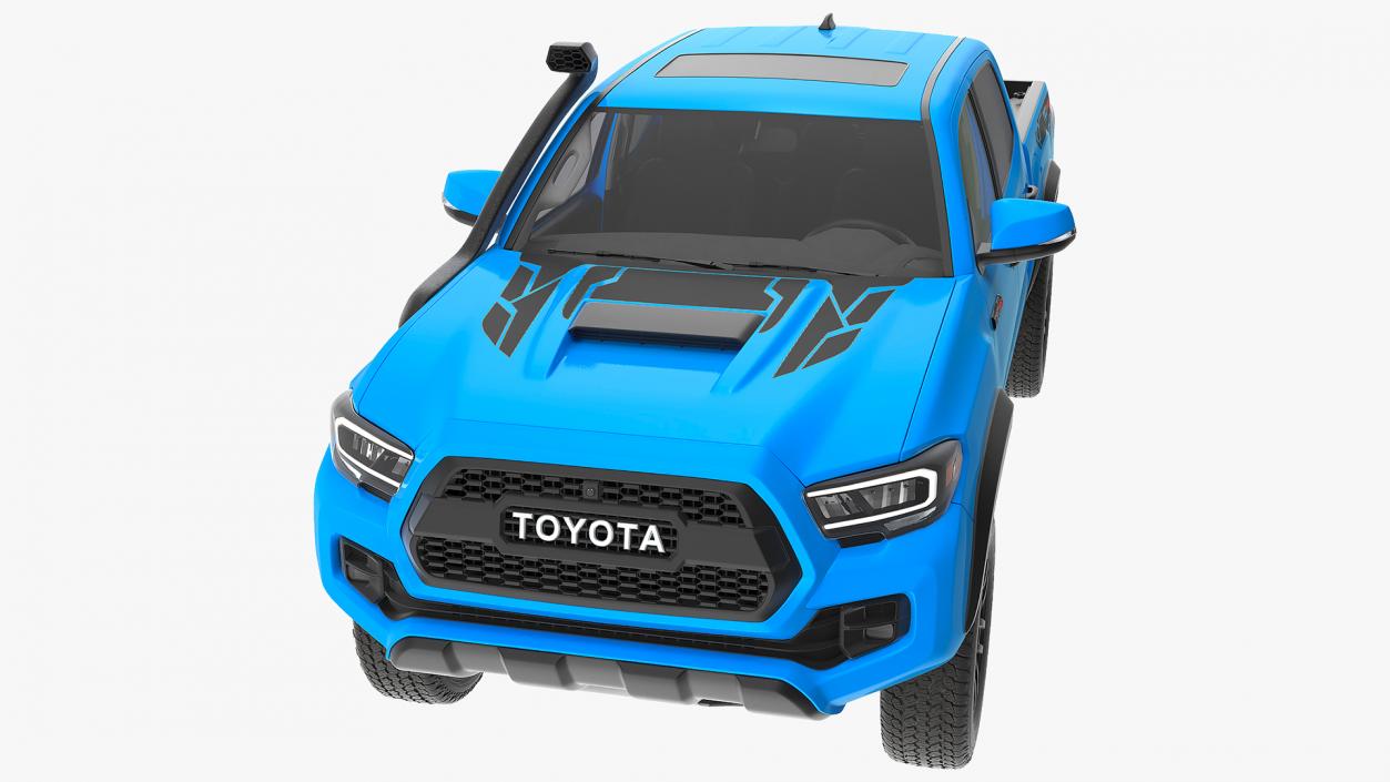 3D Toyota Tacoma TRD Pro Voodoo Blue 2021 model