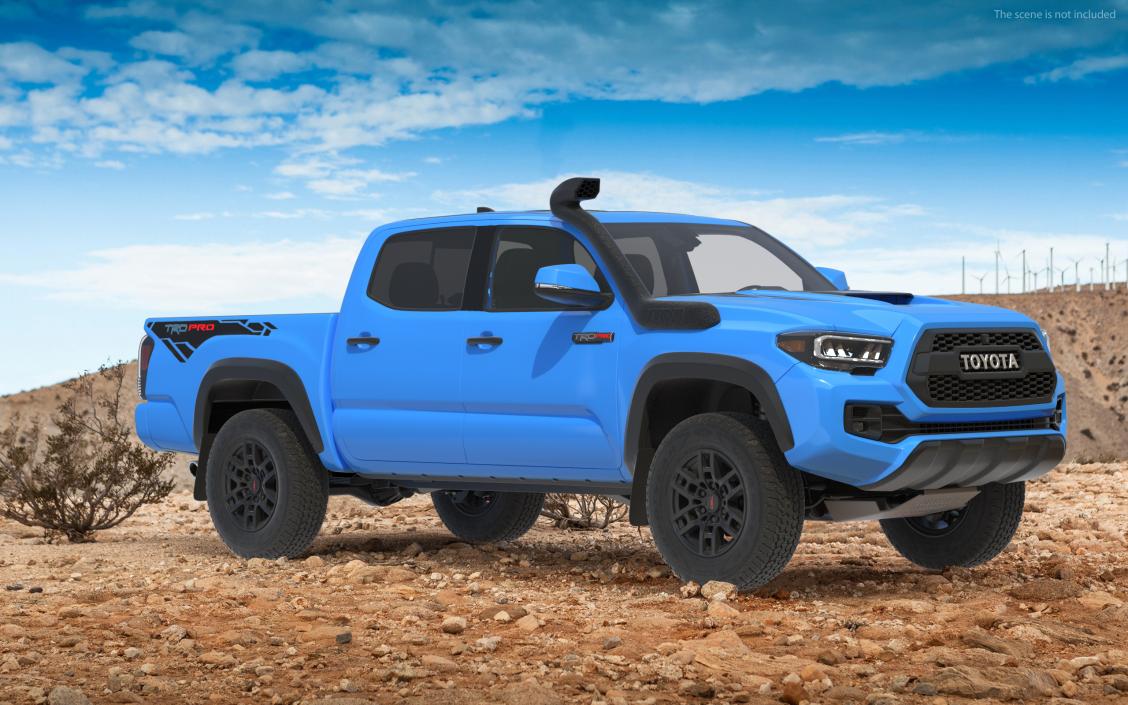 3D Toyota Tacoma TRD Pro Voodoo Blue 2021 model