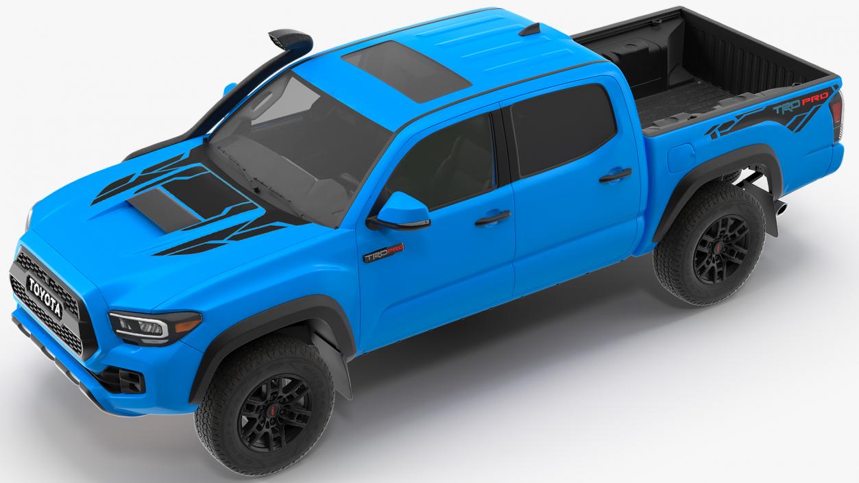 3D Toyota Tacoma TRD Pro Voodoo Blue 2021 model