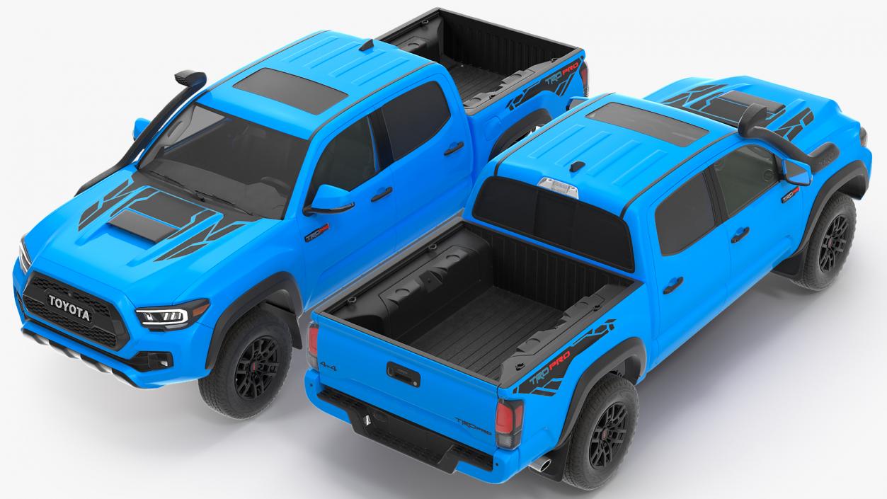 3D Toyota Tacoma TRD Pro Voodoo Blue 2021 model