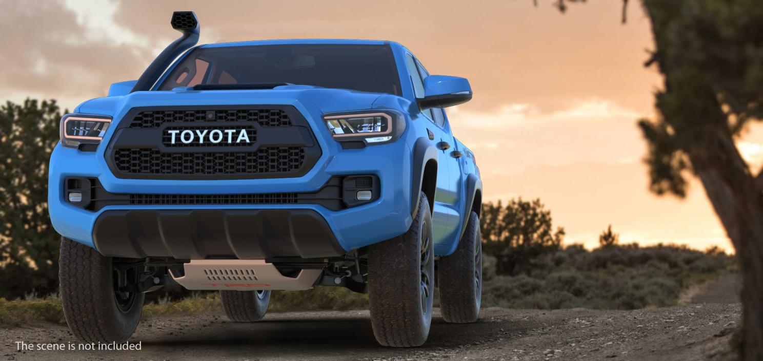 3D Toyota Tacoma TRD Pro Voodoo Blue 2021 model