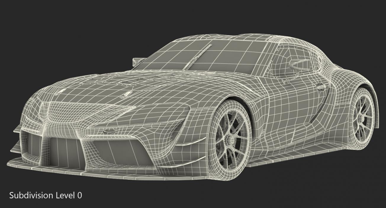 3D model Toyota Supra Concept