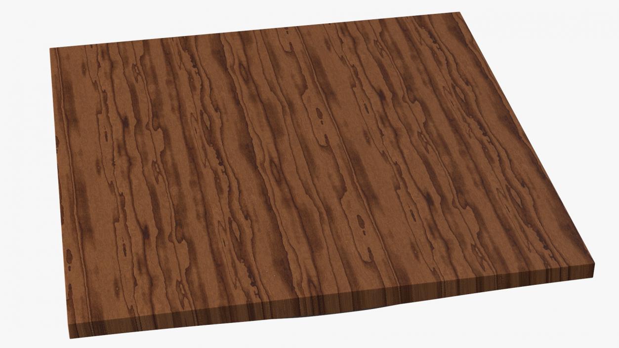 Wall Panel Circular Wave Wood 3D model