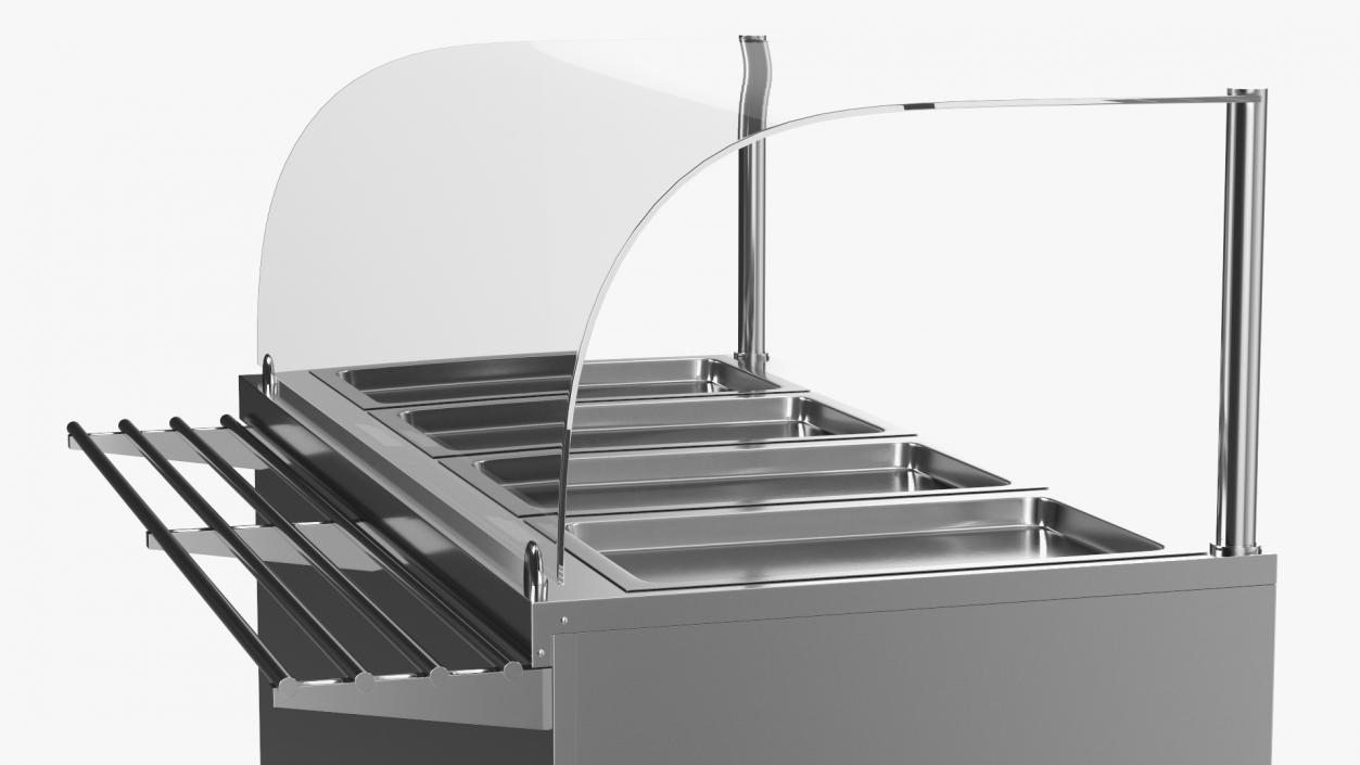 3D Refrigerator Self Service Line Element model