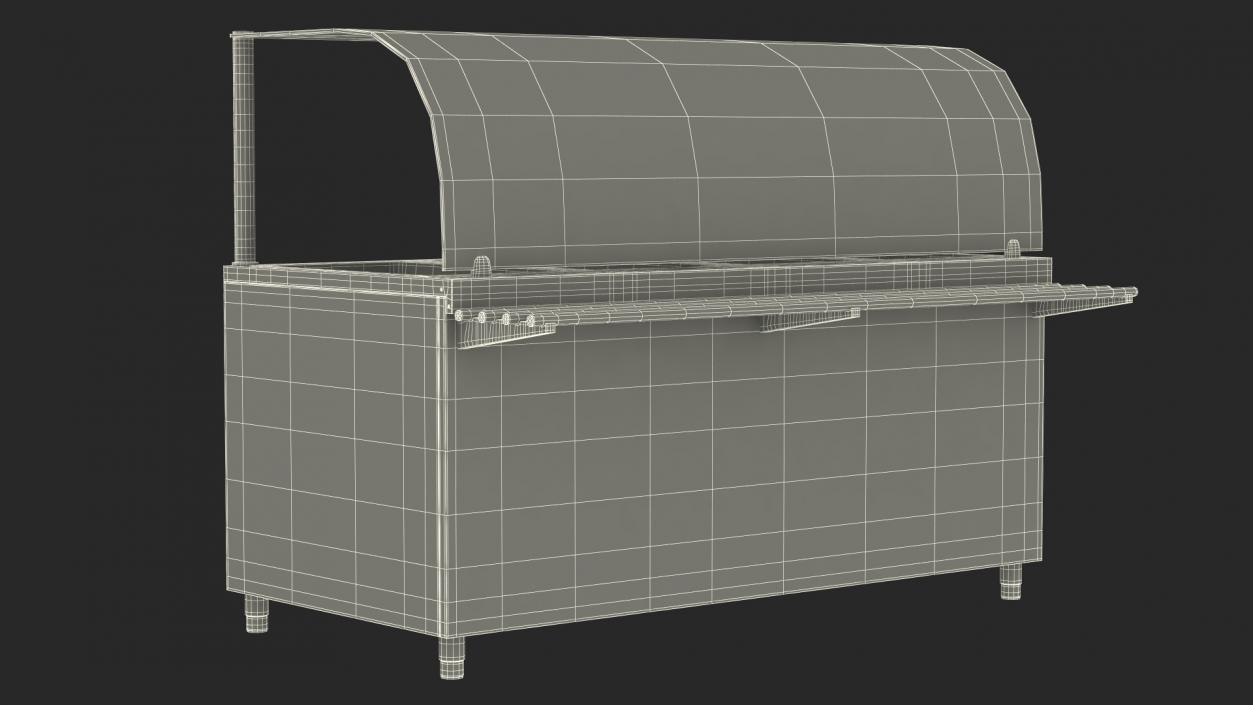 3D Refrigerator Self Service Line Element model