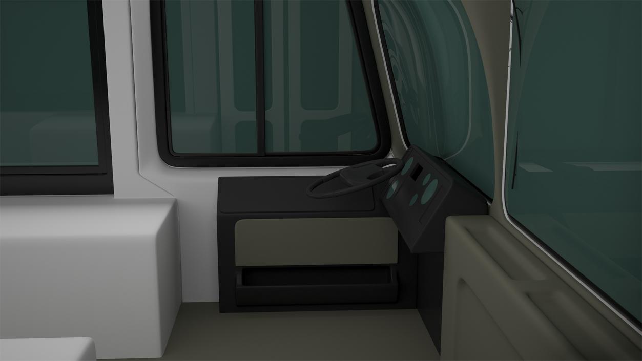 3D model City Transit Bus MTA Q53 Simple Interior