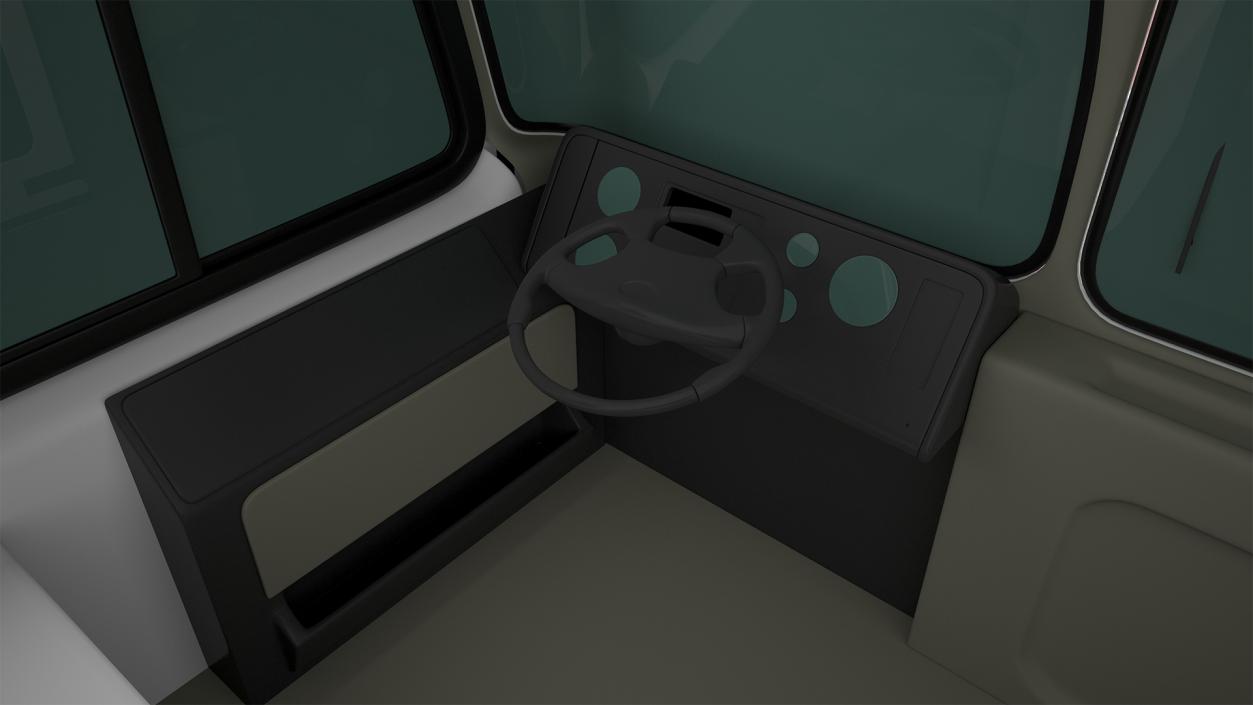 3D model City Transit Bus MTA Q53 Simple Interior