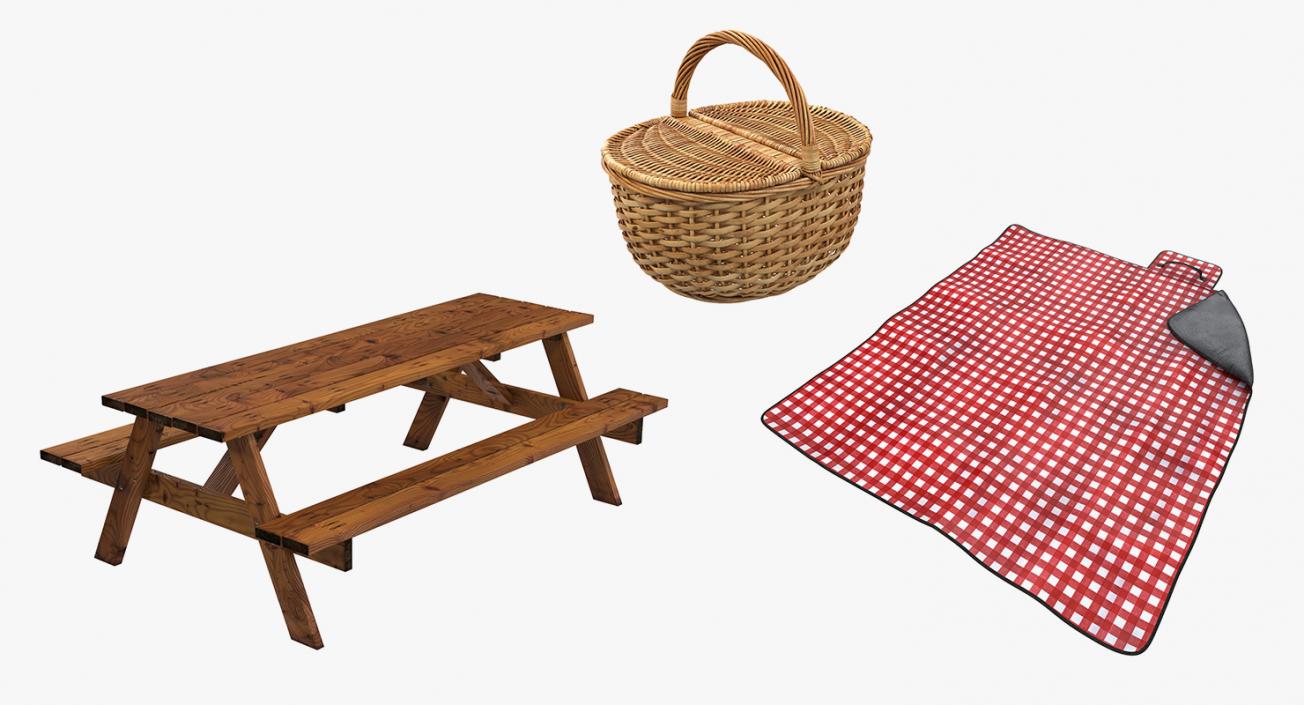 3D model Picnic Accesories Collection 2