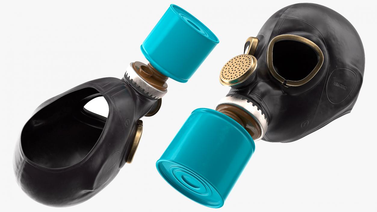 GP5 Lightweight Gas Mask 3D model