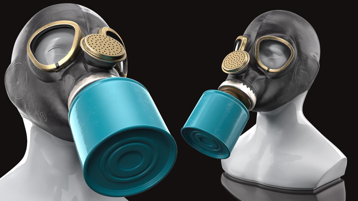 GP5 Lightweight Gas Mask 3D model