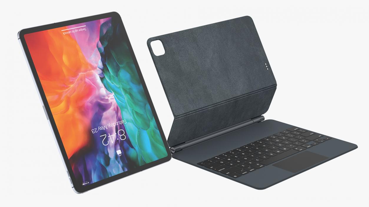 3D iPad Pro 12 9 inch with Magic Keyboard model