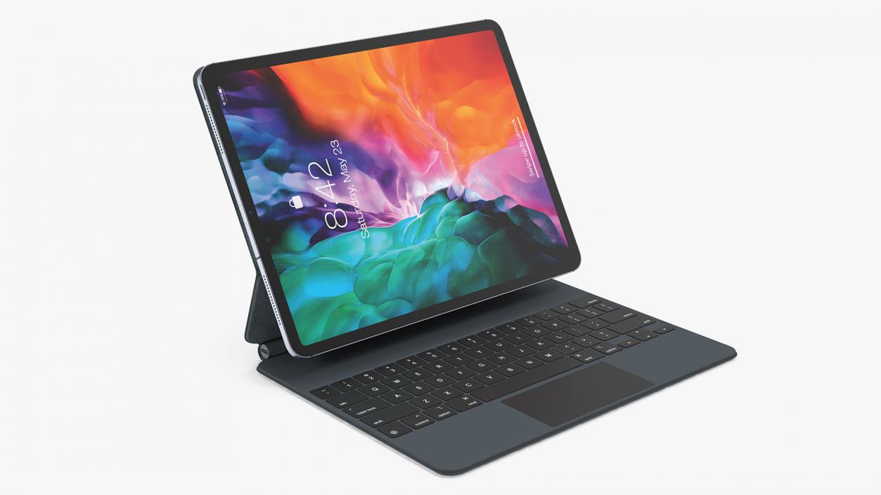 3D iPad Pro 12 9 inch with Magic Keyboard model