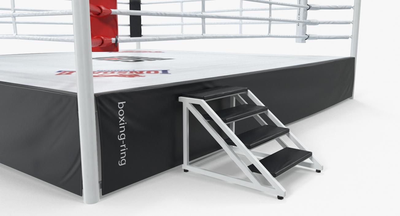 Complete Competition Boxing Ring 3D