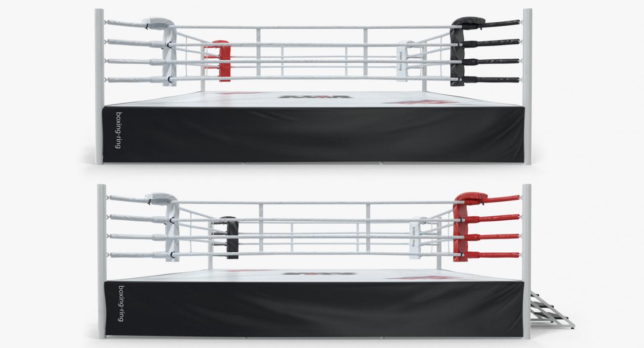 Complete Competition Boxing Ring 3D