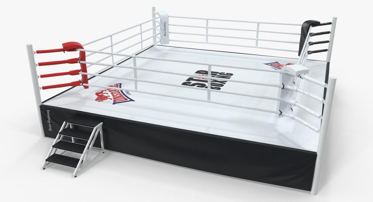 Complete Competition Boxing Ring 3D