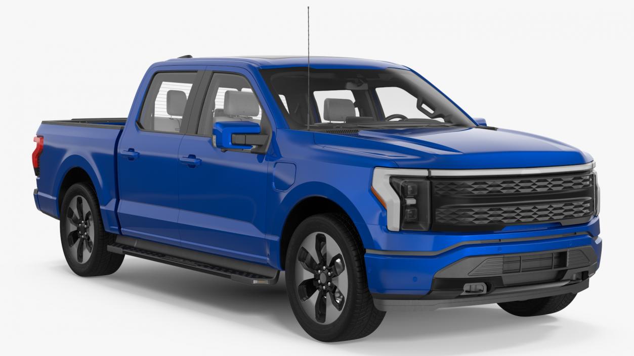 Electric Pickup Truck Rigged1 3D model