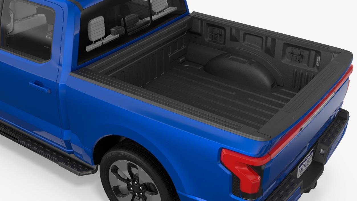 Electric Pickup Truck Rigged1 3D model