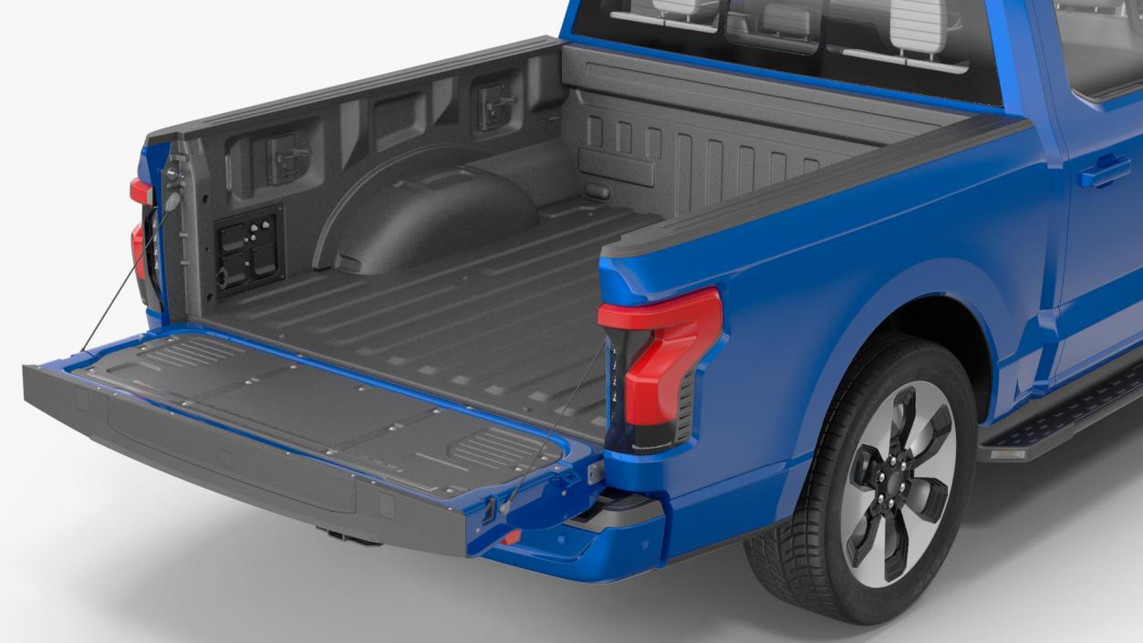 Electric Pickup Truck Rigged1 3D model