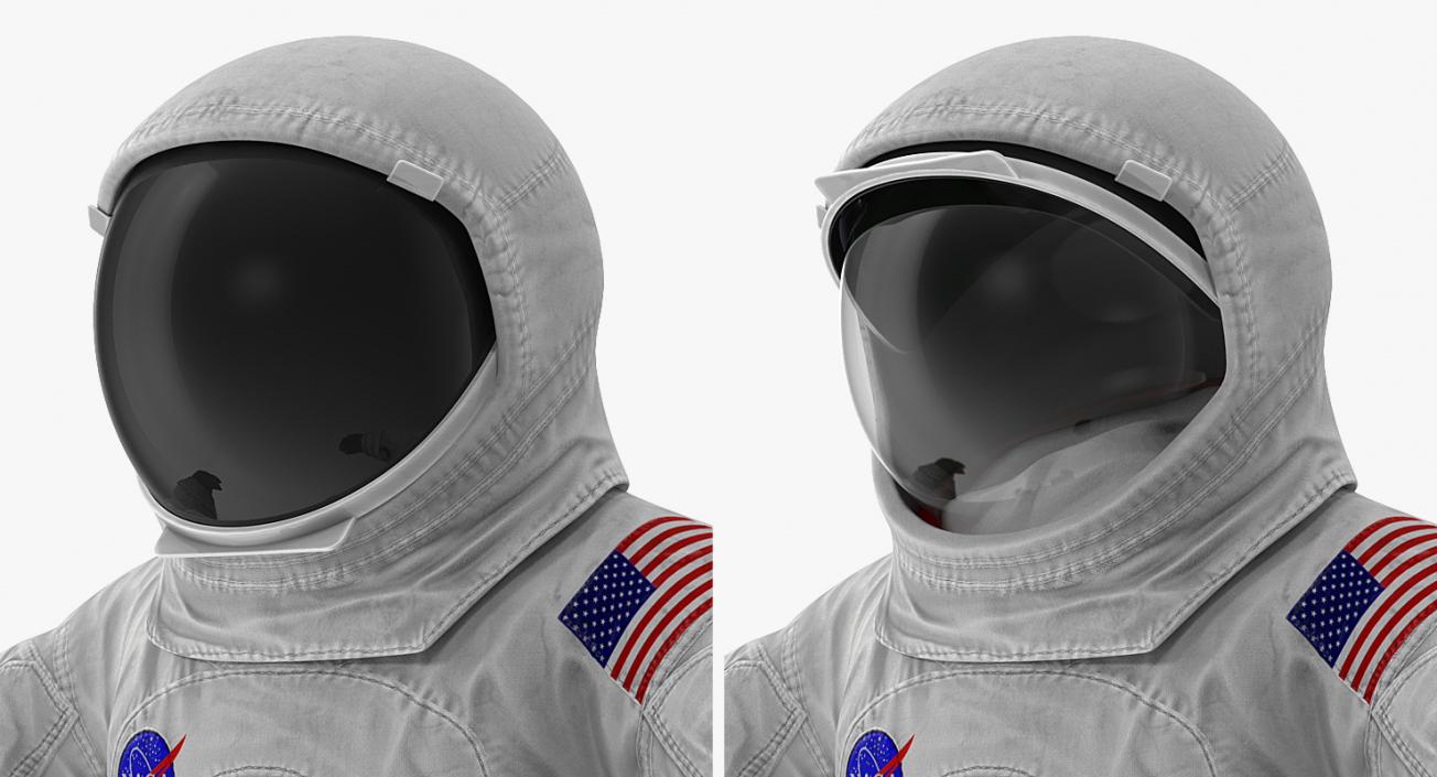 Spacesuit A7L with Manned Maneuvering Unit 3D