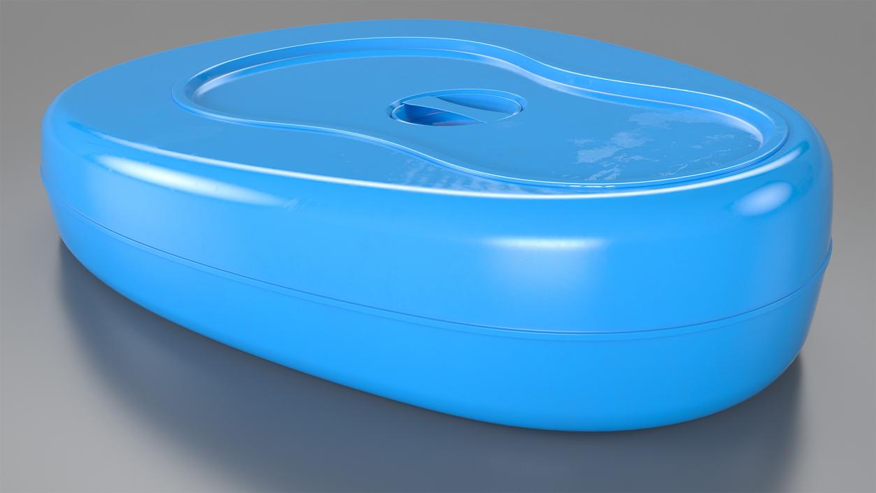 3D Bed Pan Plastic with Cover