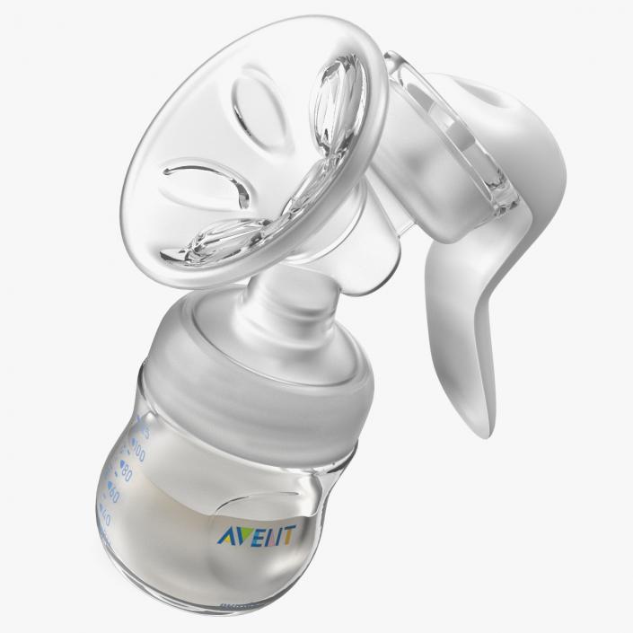 Philips Avent Manual Breast Pump with Milk 3D