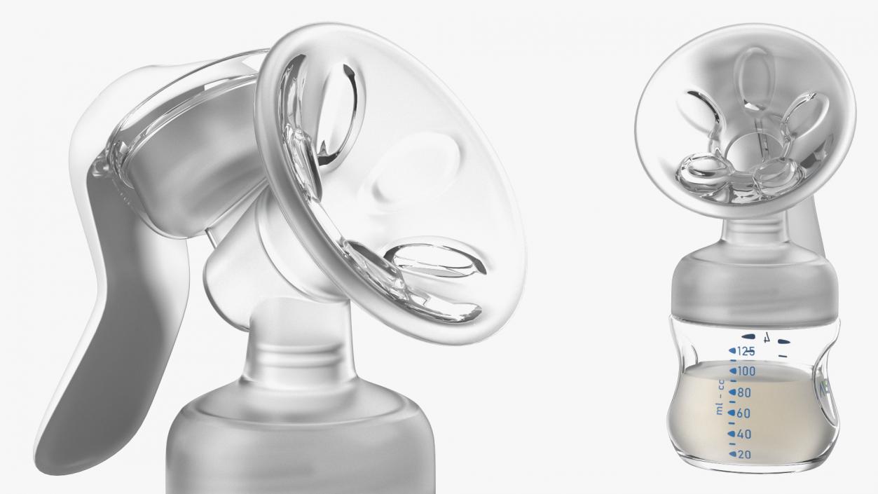 Philips Avent Manual Breast Pump with Milk 3D