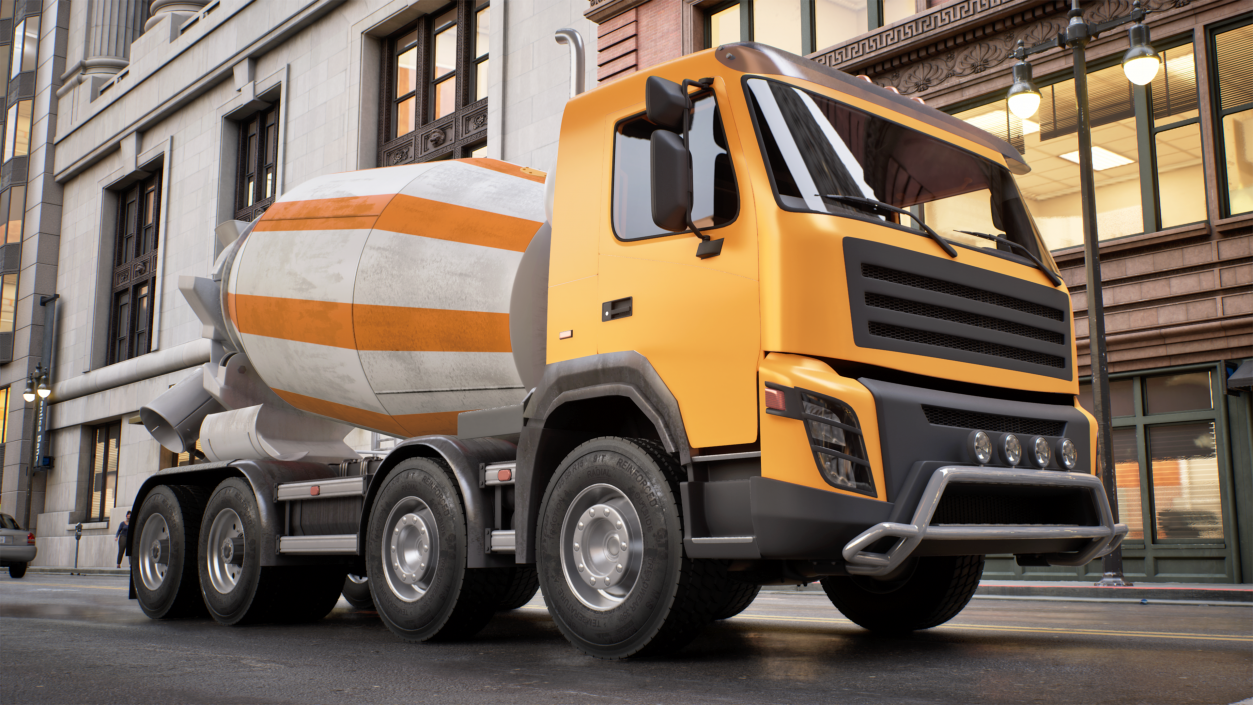 3D model Concrete Mixer Truck