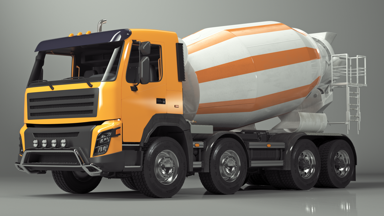 3D model Concrete Mixer Truck