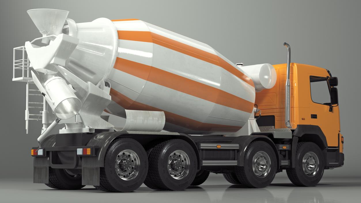 3D model Concrete Mixer Truck